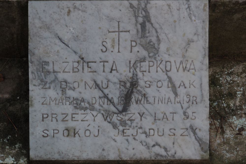 Tombstone of Elżbieta Kępka