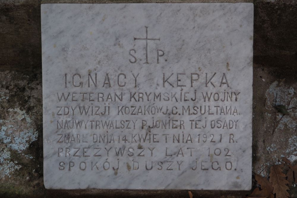 Tombstone of Ignacy Kępek