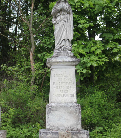 Nagrobek Jolianny Minartowicz, cmentarz w Dobrowodach