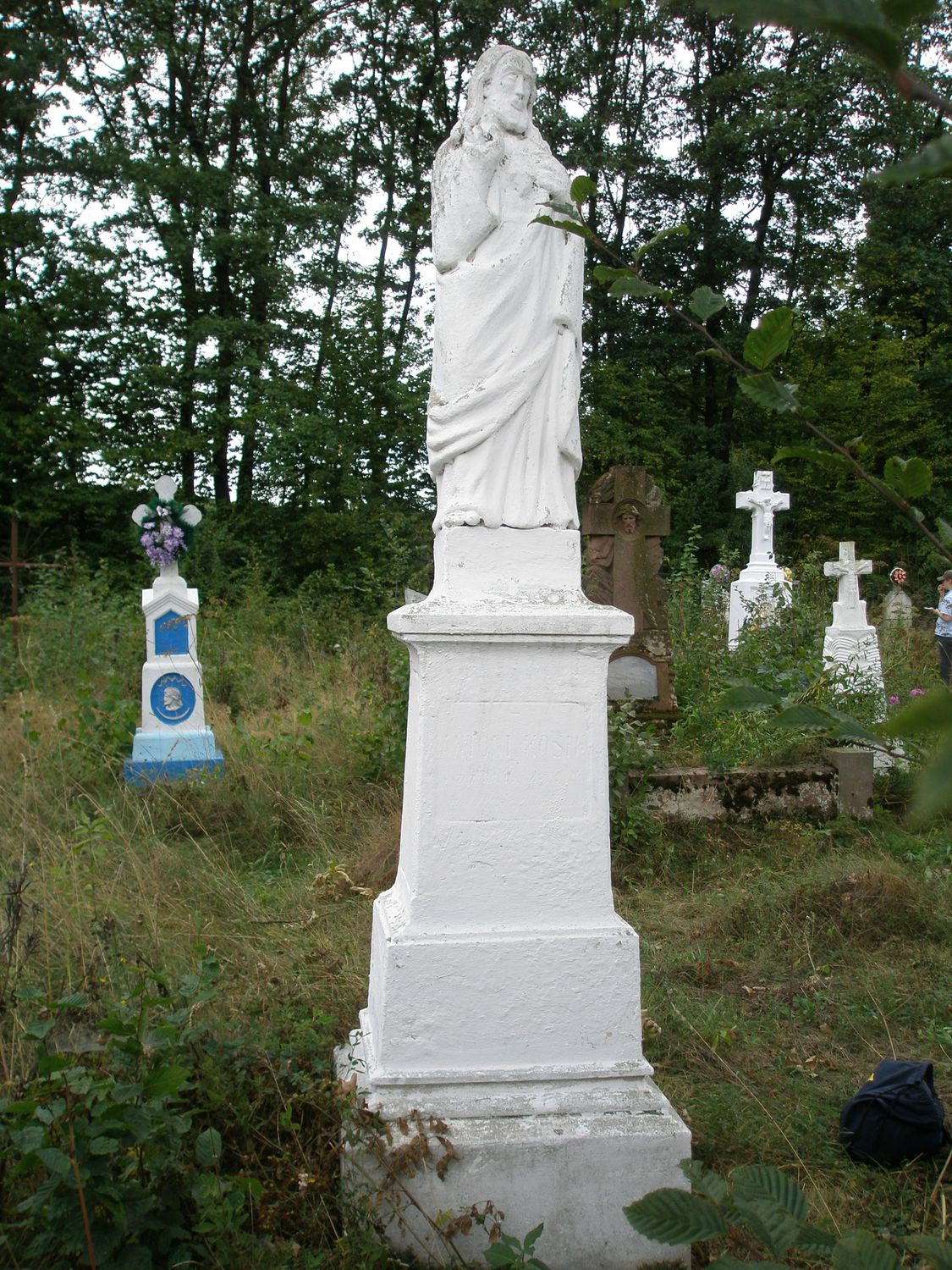 Nagrobek Antoniego Kosika z cmentarza w Słobódce Dolnej, stan z 2007 roku