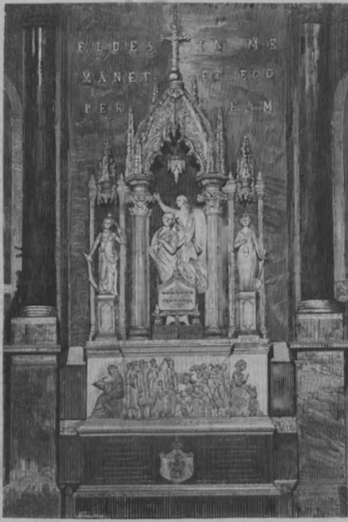 Fotografia przedstawiająca Description of the tomb of Fr Stanislaus Poniatowski in St Mark\'s Church, Florence