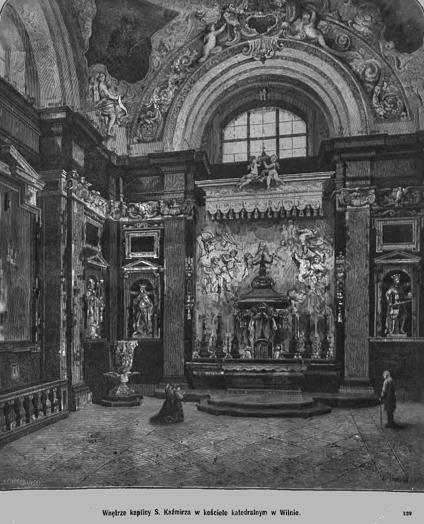 Photo montrant Description of St Casimir\'s Chapel in Vilnius Cathedral