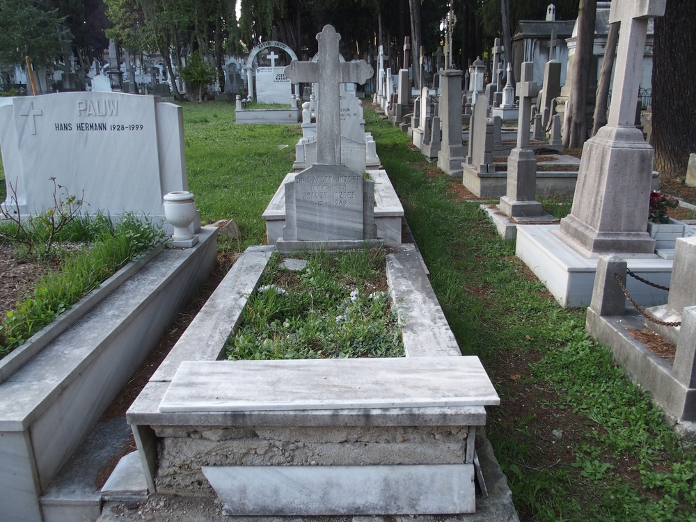 Tombstone of Joseph and Joseph Shasha, Feriköy Catholic Cemetery, Istanbul