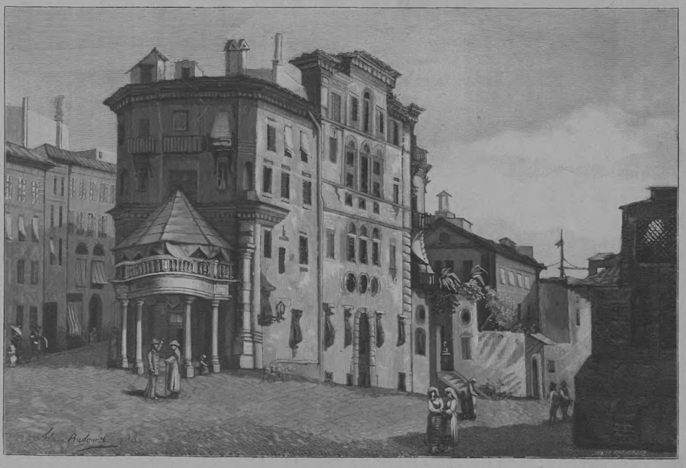 Fotografia przedstawiająca Description of the Sobieski House in Rome