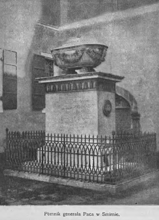 Photo montrant Description of the monument to General Pac in Smirno