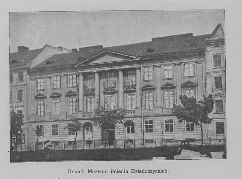 Fotografia przedstawiająca Opis muzeum Dzieduszyckich we Lwowie