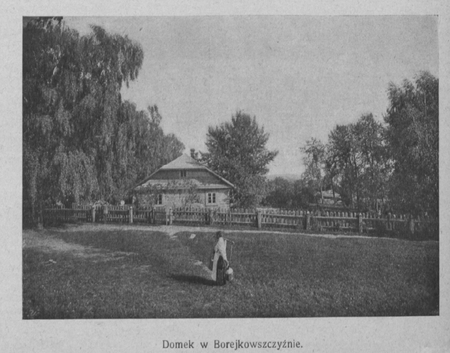 Photo montrant Description of Syrokomla\'s cottage and table in Borejkowszczyzna