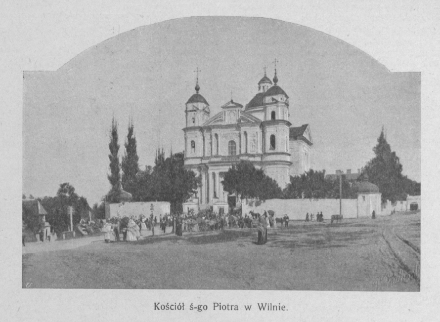 Fotografia przedstawiająca Description of St Peter\'s Church in Vilnius