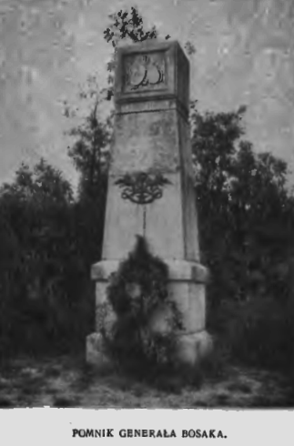 Photo montrant Description of the monument to General Bosak in Burgundy