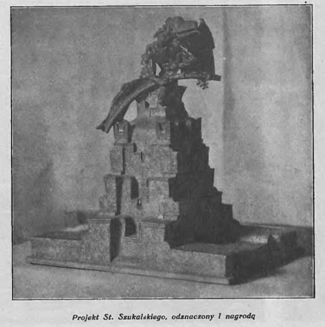 Fotografia przedstawiająca Description of the competition for the Mickiewicz monument in Vilnius