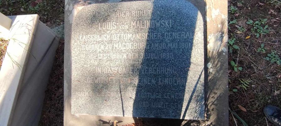 Tombstone of Louis von Malinowski