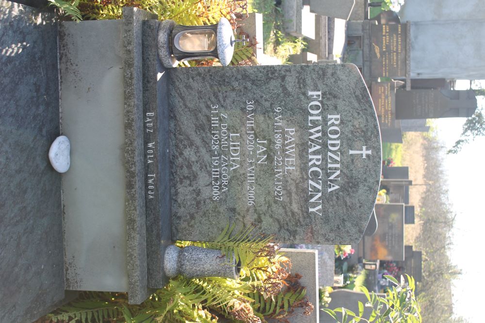 Tombstone of the Folwarczny family