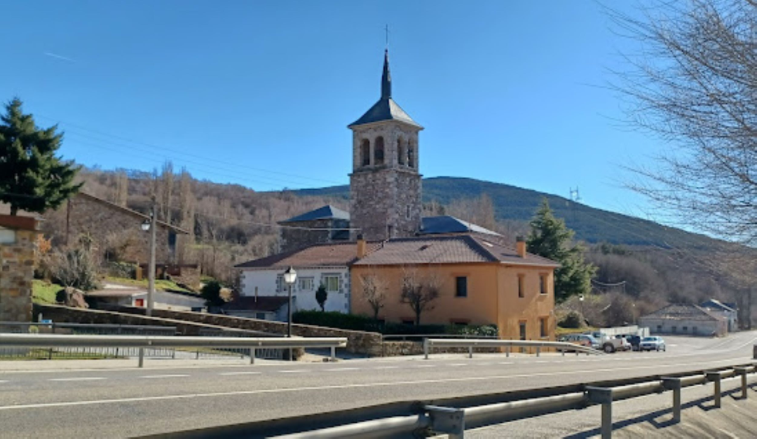 Small church of Our Lady of the Snows in the village of Somosierra