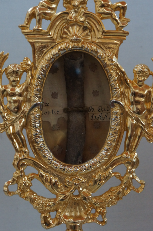 Fragment of the reliquary of St. Andrew Bobola from the church in Janów Poleski