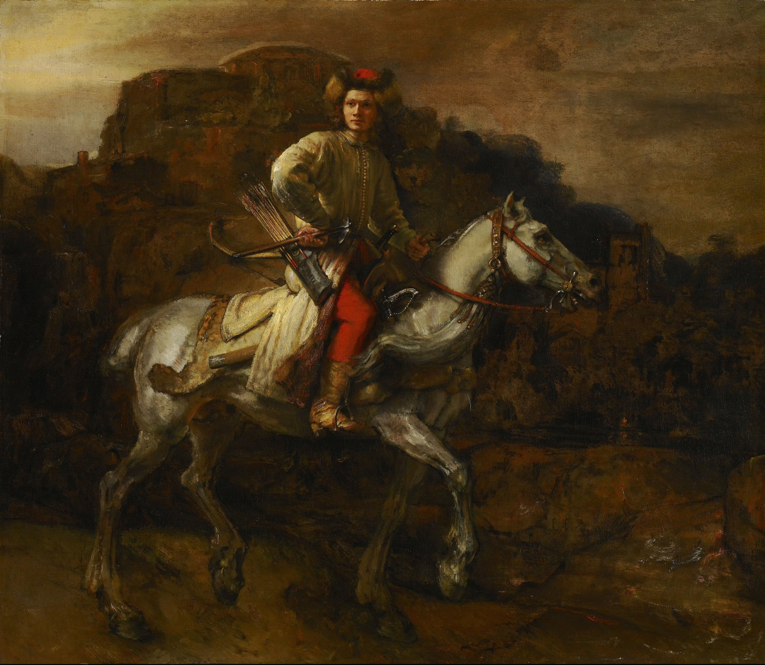 Photo montrant \"Polish Rider\" by Rembrandt from New York\'s The Frick Collection
