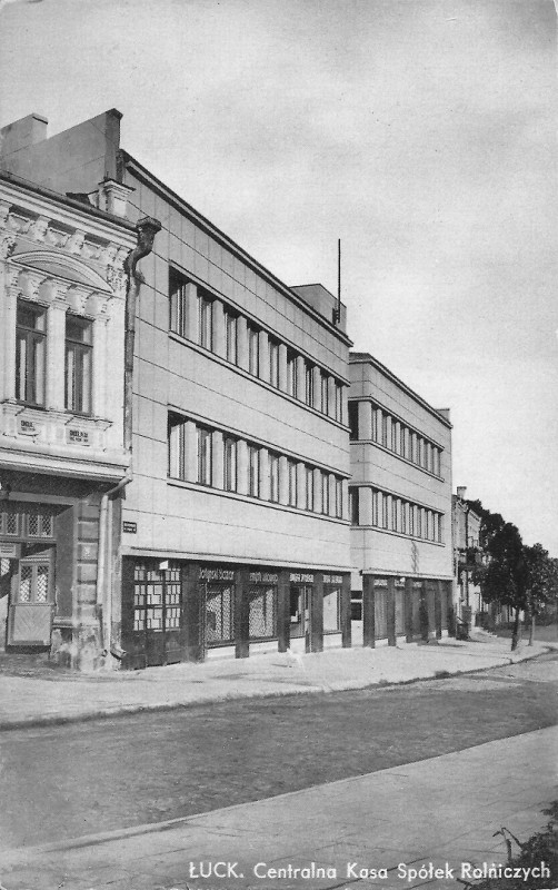 Fotografia przedstawiająca Centralna Kasa Spółek Rolniczych w Łucku