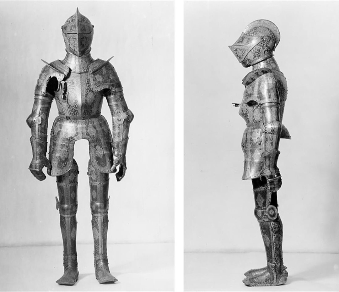 Photo montrant Sigismund Augustus parade armour in the Royal Armoury in Stockholm