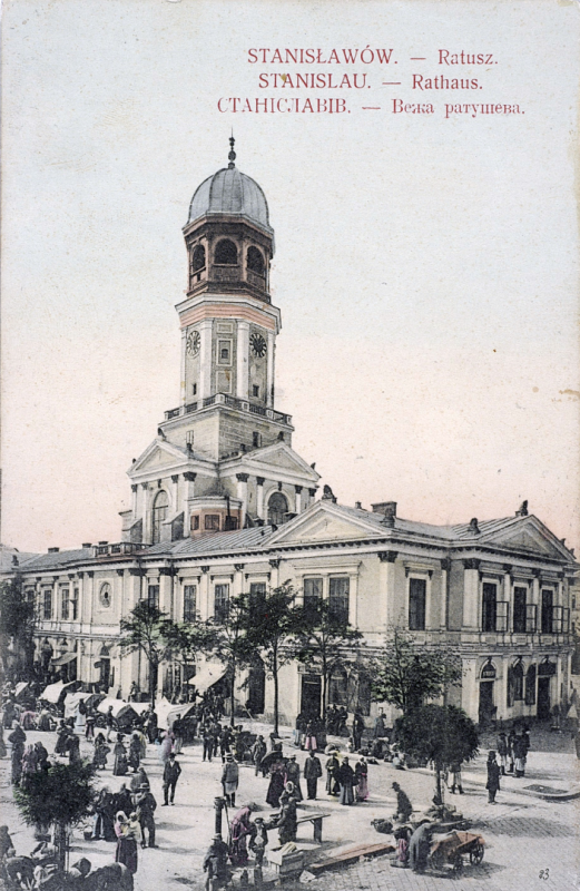 Fotografia przedstawiająca Ratusz w Stanisławowie
