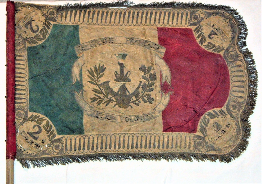 Fotografia przedstawiająca Lost squadron pennant of the Vistula Lansjer Regiment in Seville