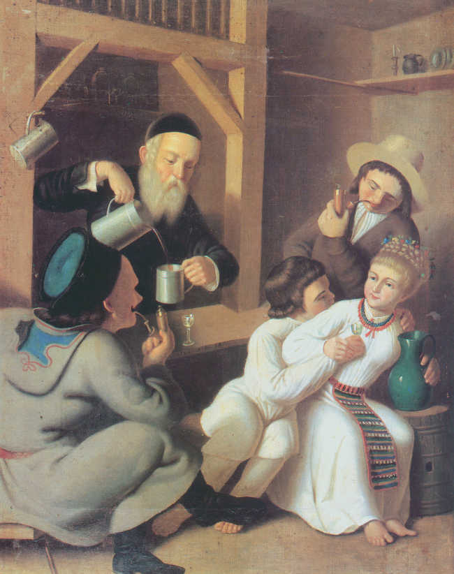 Photo montrant Jan Maszkowski In an inn in Podolia, 1845?