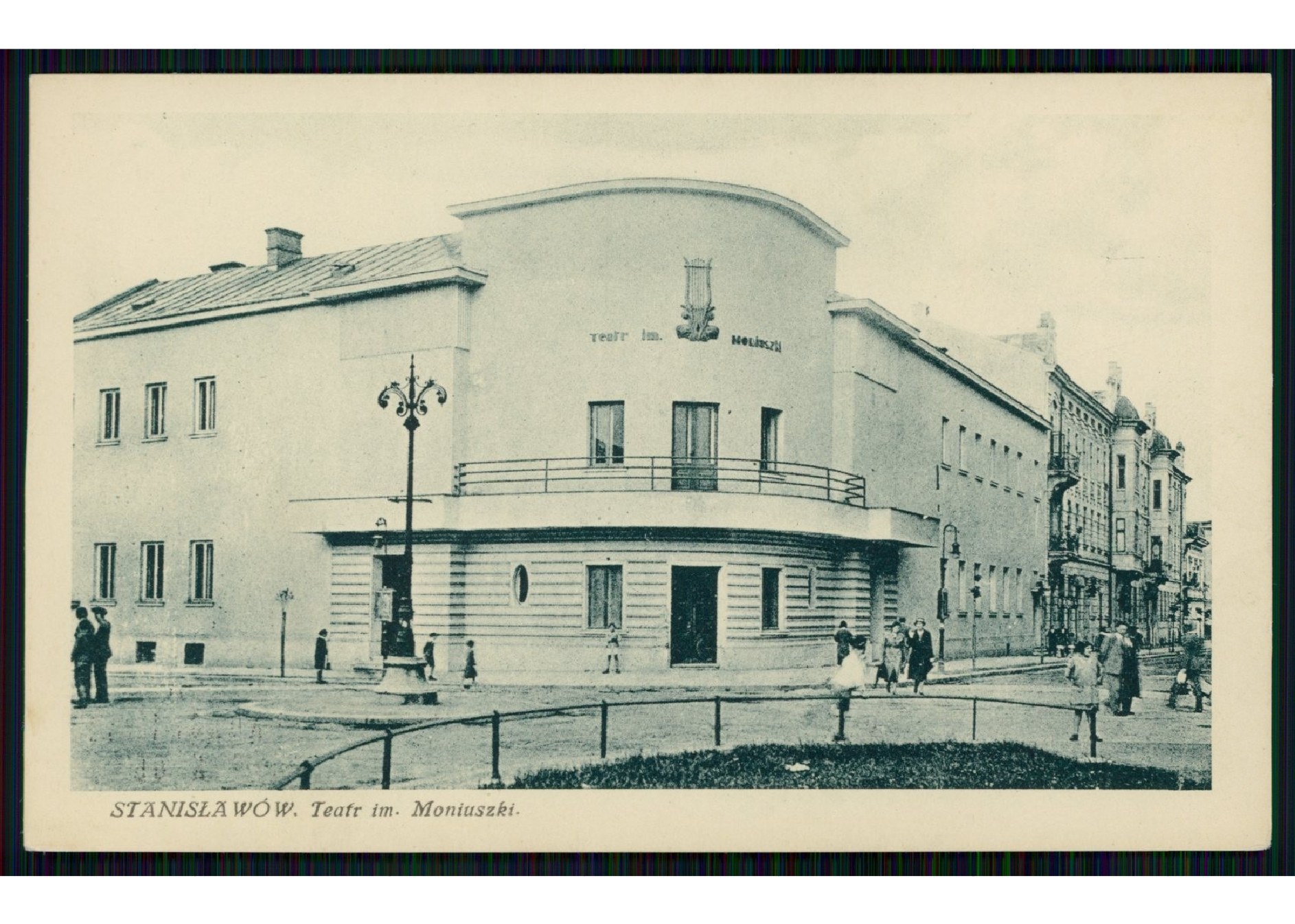 Fotografia przedstawiająca Stanislaw Moniuszko Theatre in Stanislawow