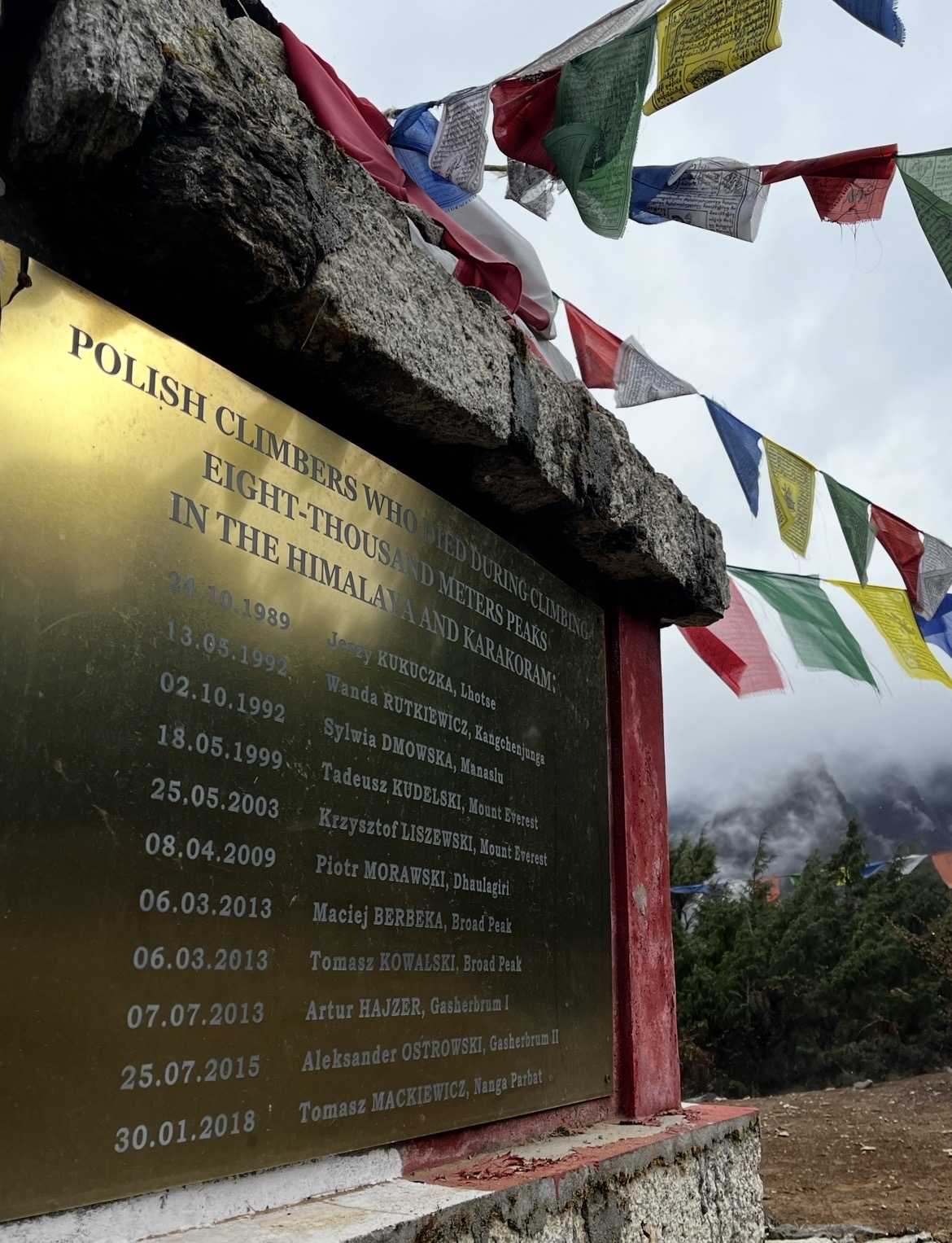 Photo showing Polish Himalayan Memorial