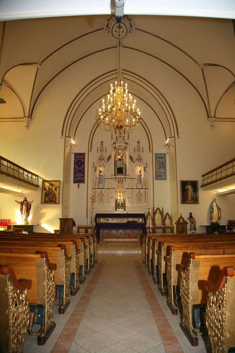 Fotografia przedstawiająca Kościół św. Stanisława Kostki w Toronto