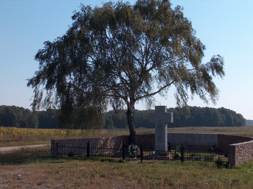Grave of Poles murdered by the Germans and Ukrainian police in 1943.