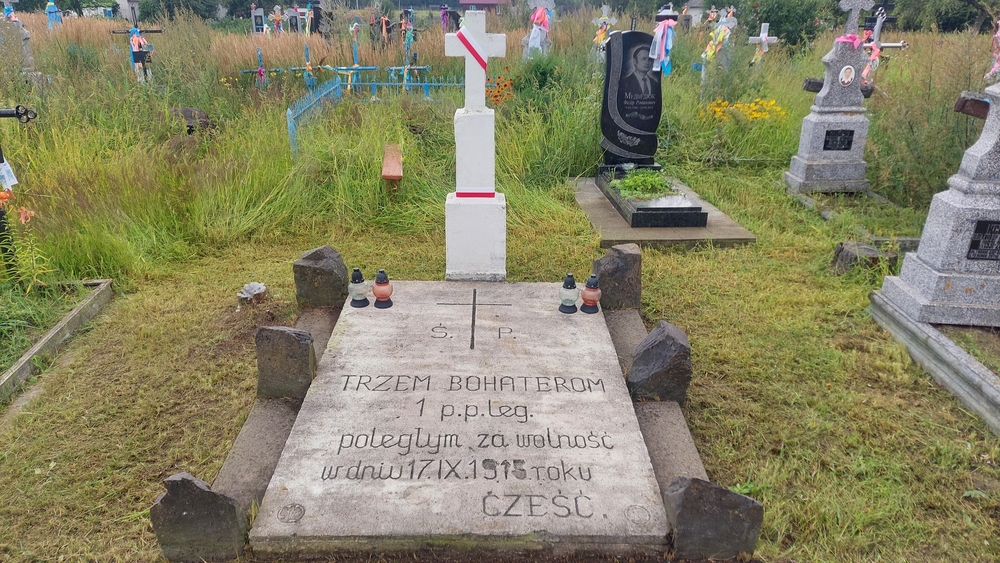 Mogiła legionistów na cmentarzu prawosławnym