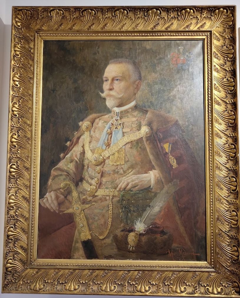 Fotografia przedstawiająca Not only a portrait - Adolf Mošinski in Zagreb