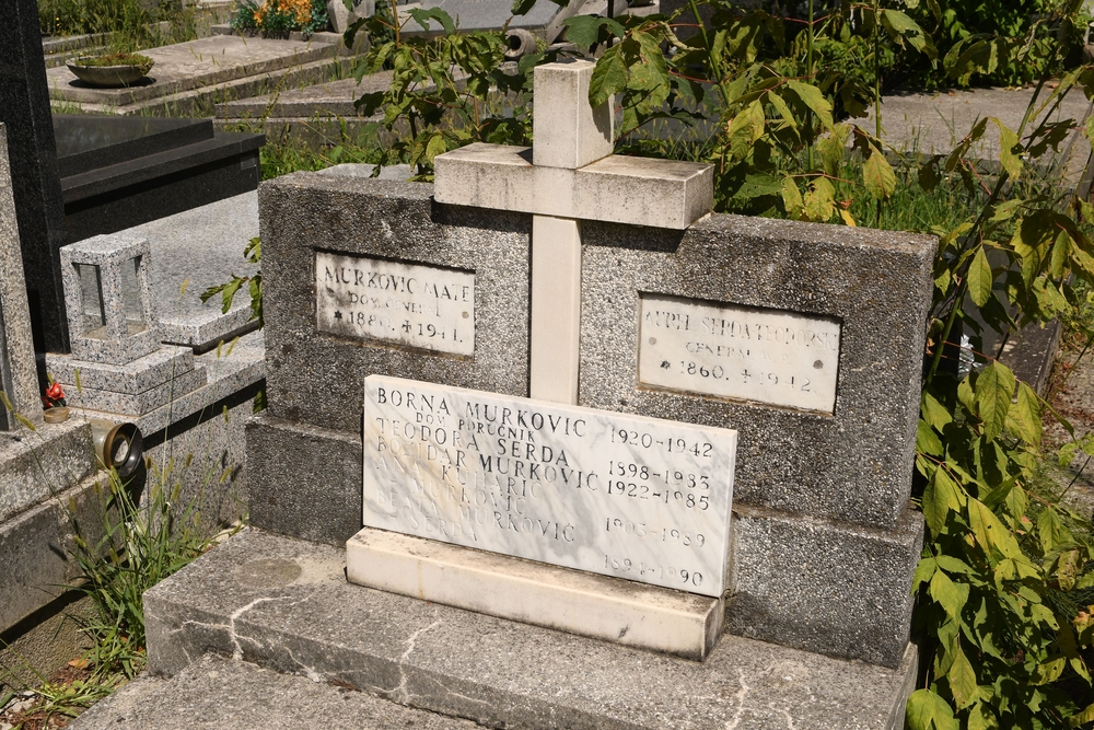 Fotografia przedstawiająca Tombstone of Aurelius Serdy-Teodorski in the Mirogoj cemetery