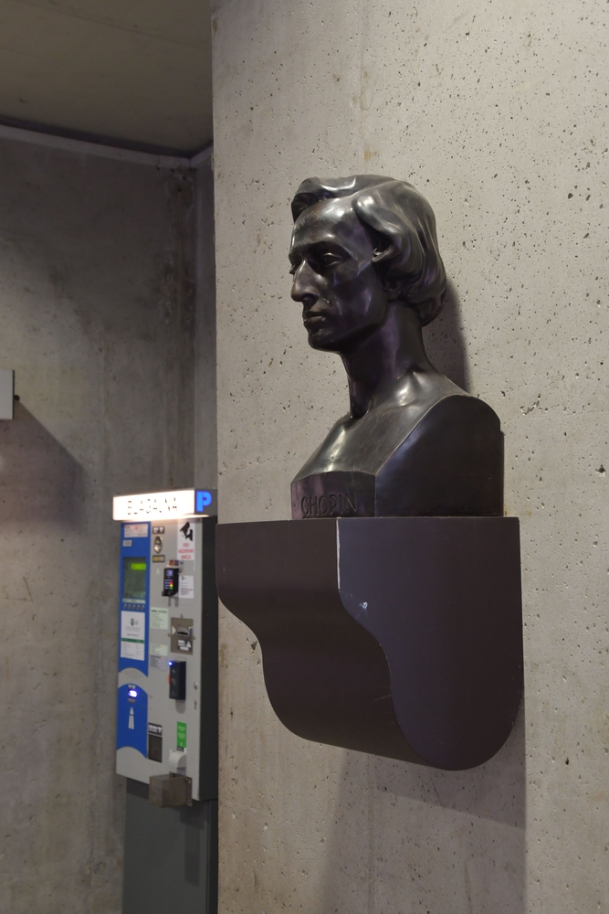 Photo montrant Bust of Frederic Chopin in Ljubljana