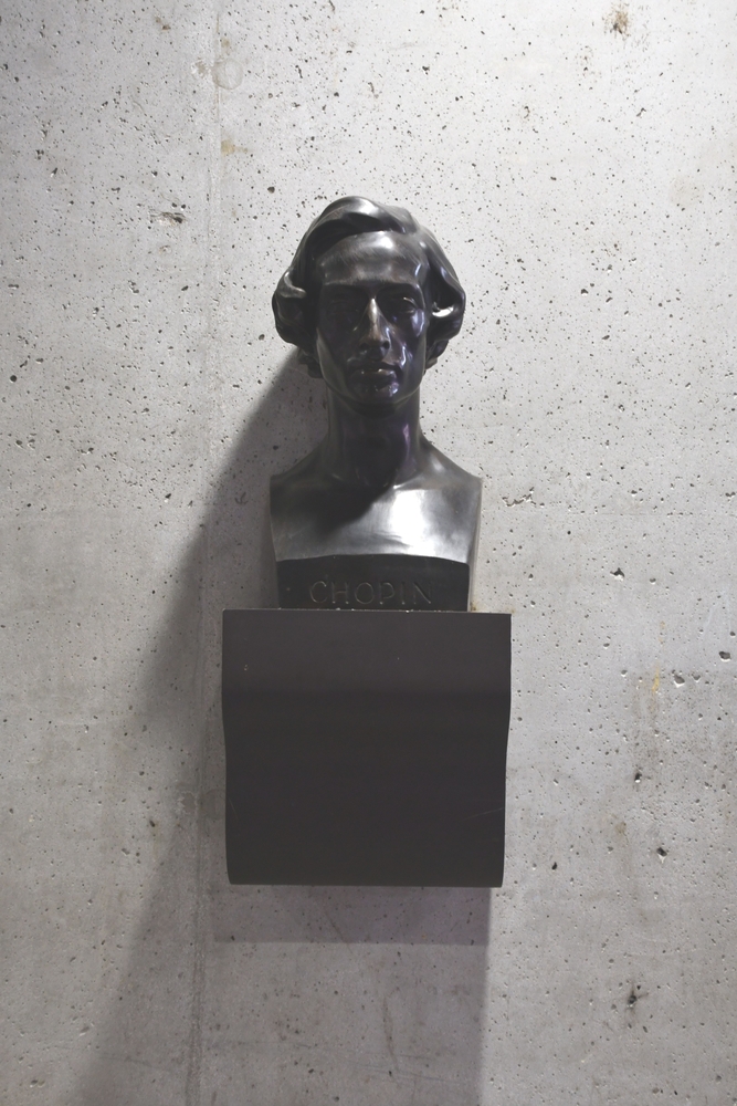 Fotografia przedstawiająca Popiersie Fryderyka Chopina w Lublanie