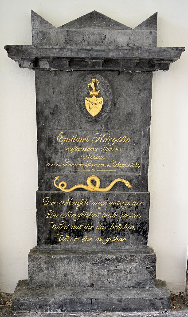 Fotografia przedstawiająca Emil Korytka\'s gravestone