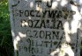 Fotografia przedstawiająca Tombstone of Rozalia Czorna