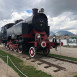 Fotografia przedstawiająca Polskie lokomotywy na torach Albanii