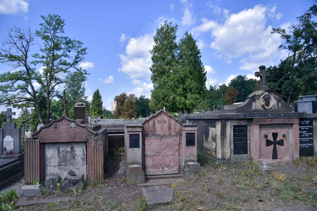 Fotografia przedstawiająca Cleaning work at Yanivska cemetery in Lviv