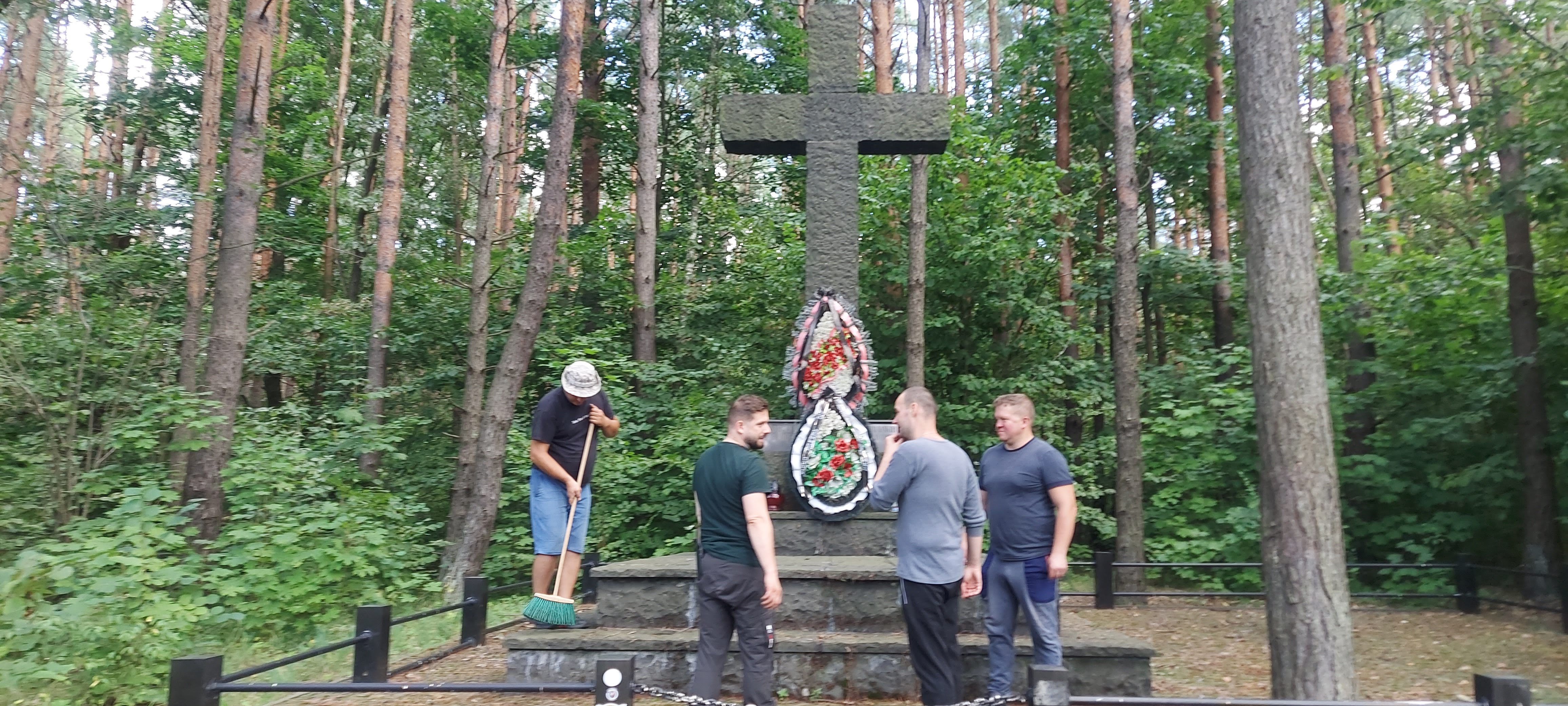 Photo showing Cleaning of cemeteries in Kowel, Kostyukhivka, Kolki and others