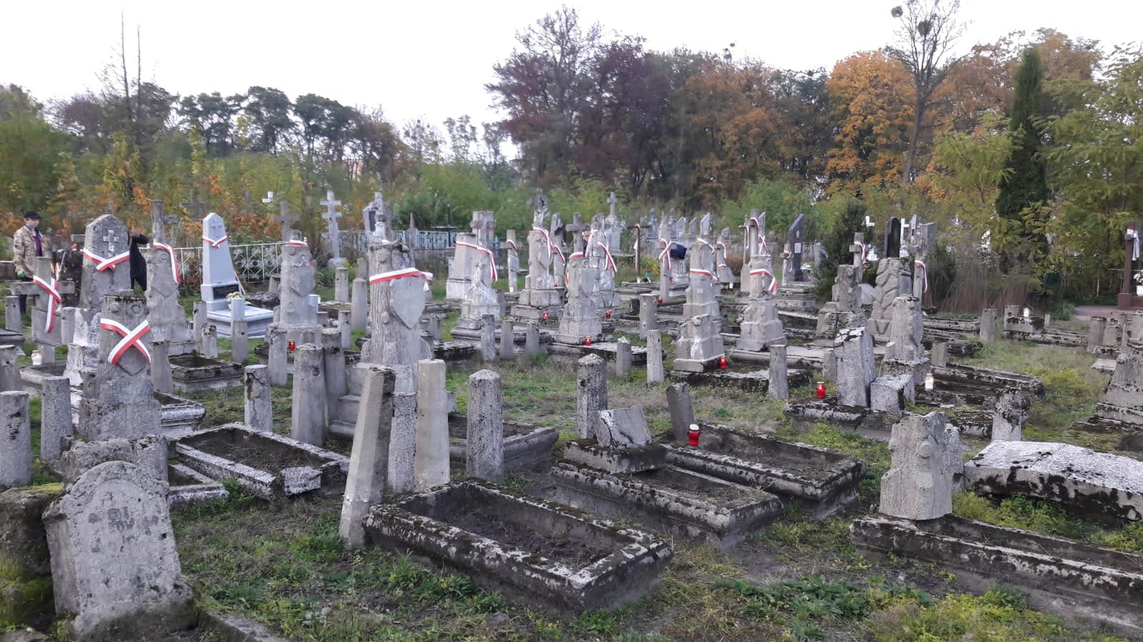 Photo showing Cleaning of cemeteries in Kowel, Kostyukhivka, Kolki and others