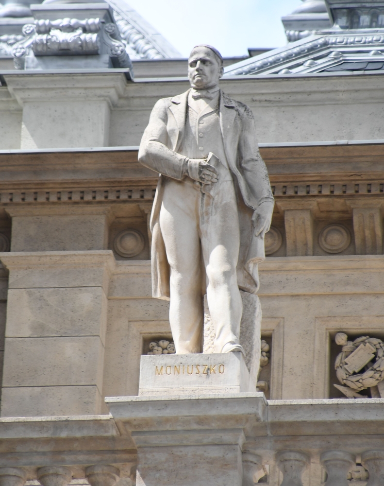 Fotografia przedstawiająca Pomnik Stanisława Moniuszki w Budapeszcie