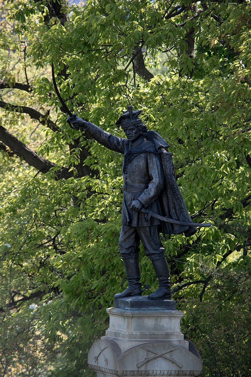 Fotografia przedstawiająca Pomnik Tadeusza Kościuszki w Cleveland