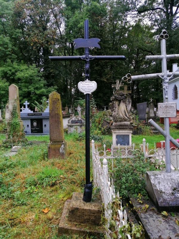 Fotografia przedstawiająca Restoration of tombstones in Drohobych cemetery (8th stage)