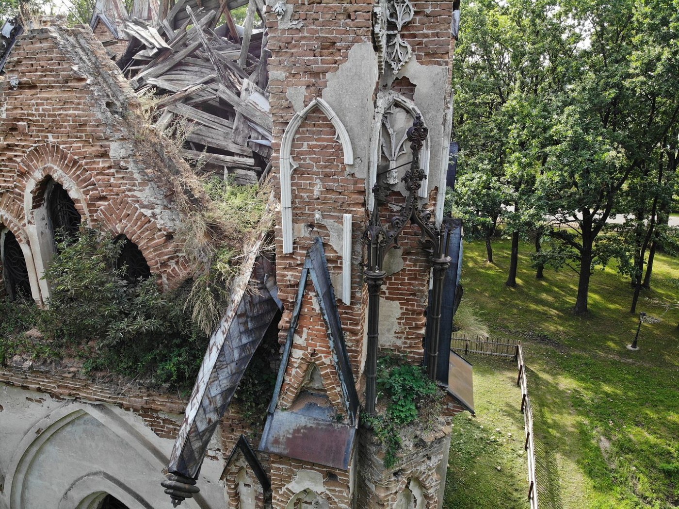 Fotografia przedstawiająca Conservation restoration of the Orzeszko Chapel in Zakozel, Belarus (stage II)