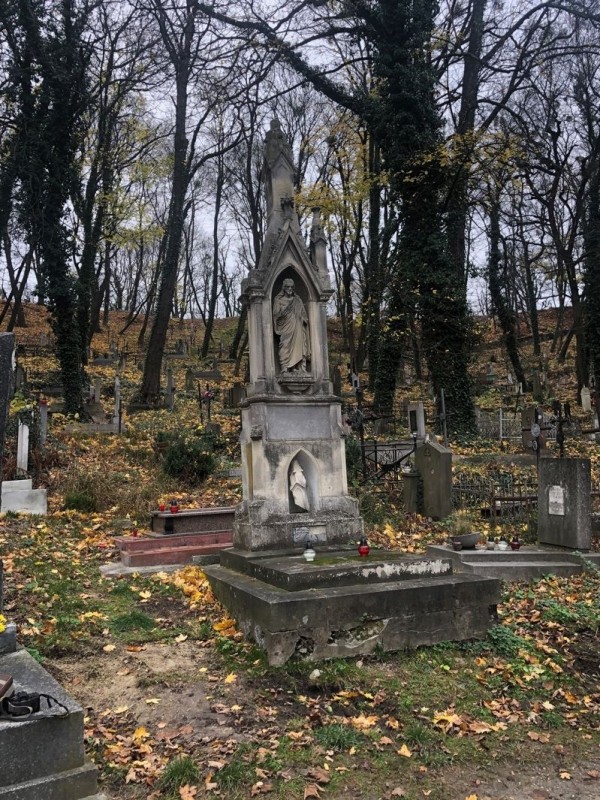 Fotografia przedstawiająca Restoration and conservation work in Lviv\'s Lychakiv Cemetery