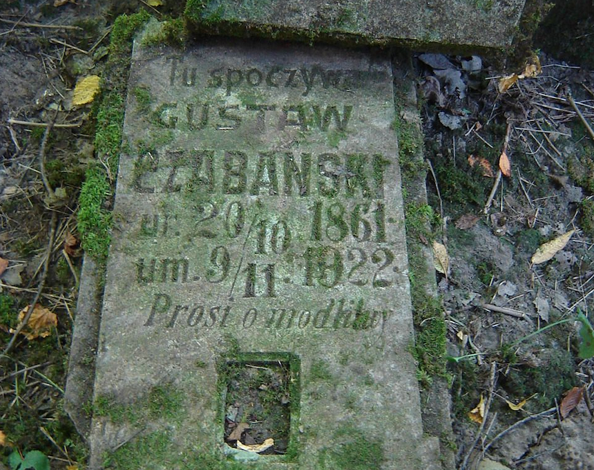 Photo montrant Tombstone of Józefa and Gustaw Czabański