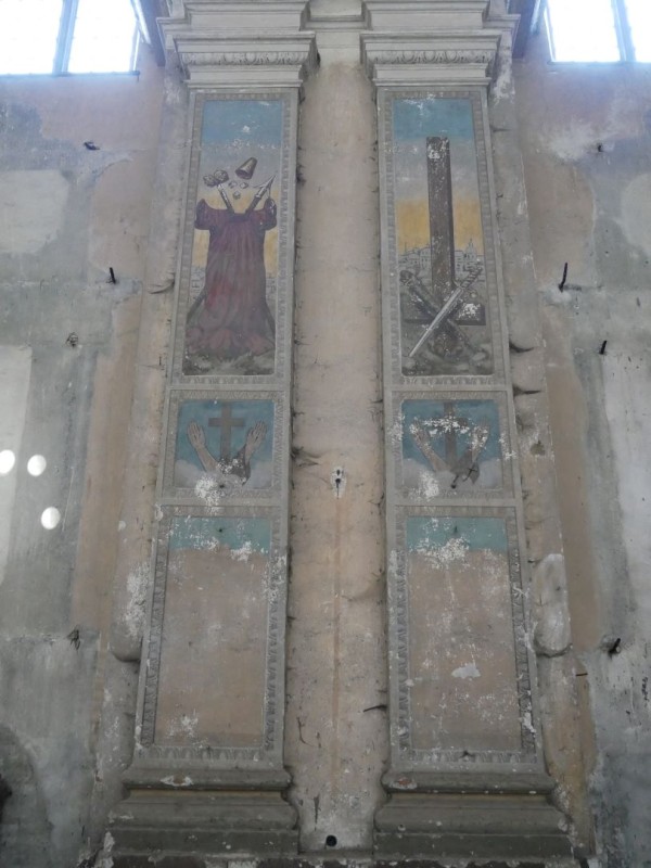 Fotografia przedstawiająca Restoration and reconstruction work on St Michael the Archangel Church in Rava Ruska, Ukraine