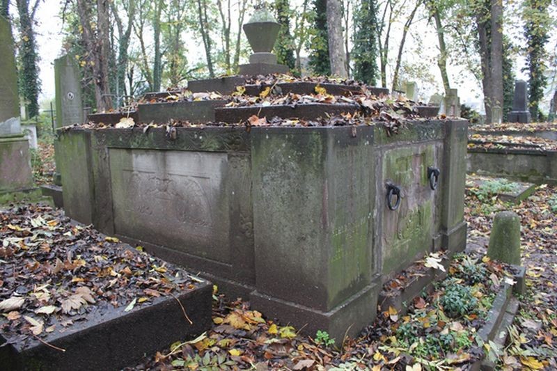 Fotografia przedstawiająca Conservation of tombstones in the Catholic cemetery in Drohobych
