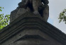 Fotografia przedstawiająca Restoration work on the shrine-column of the Sorrowful Christ in Lviv