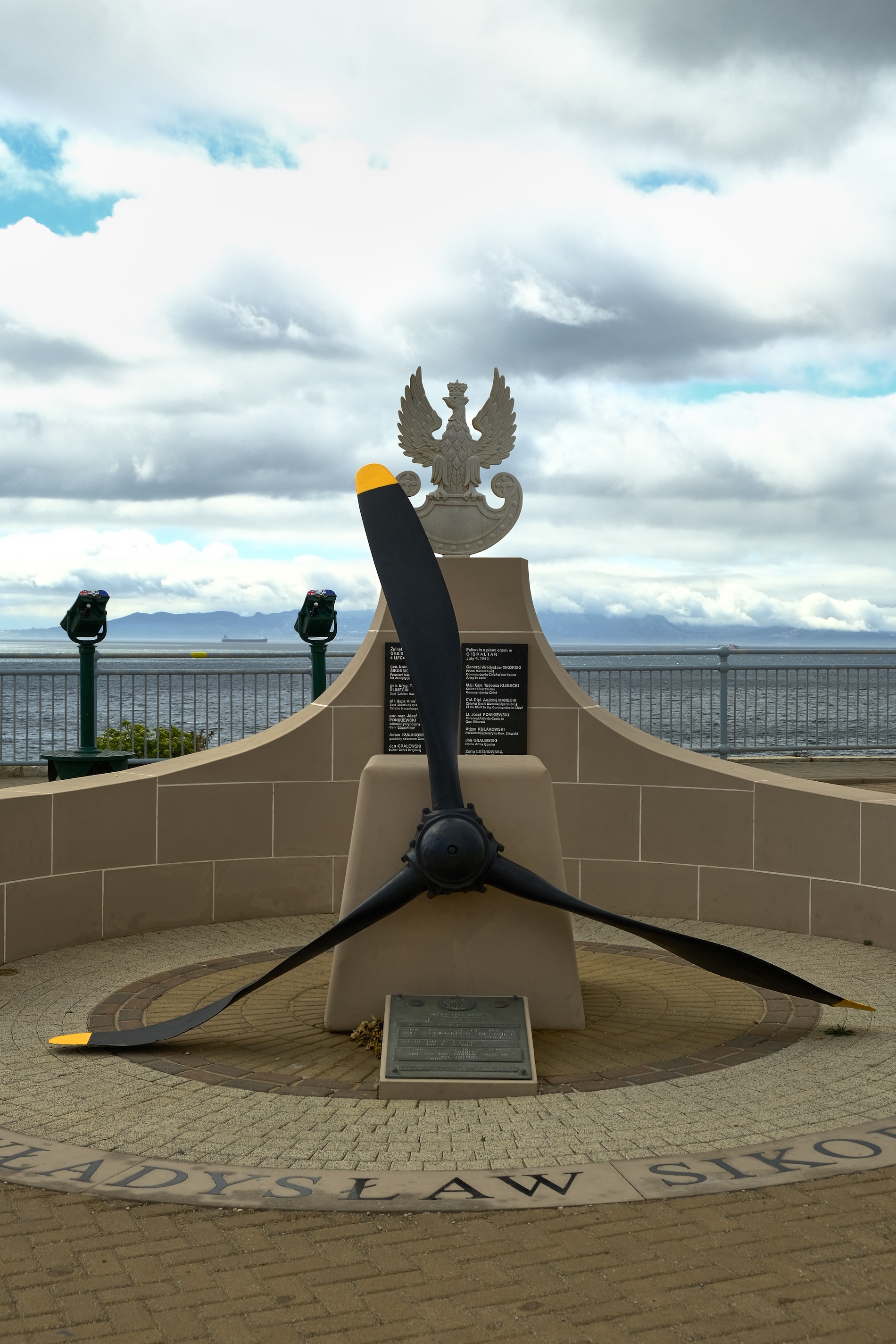 Photo showing Monument to Władysław Sikorski in Gibraltar