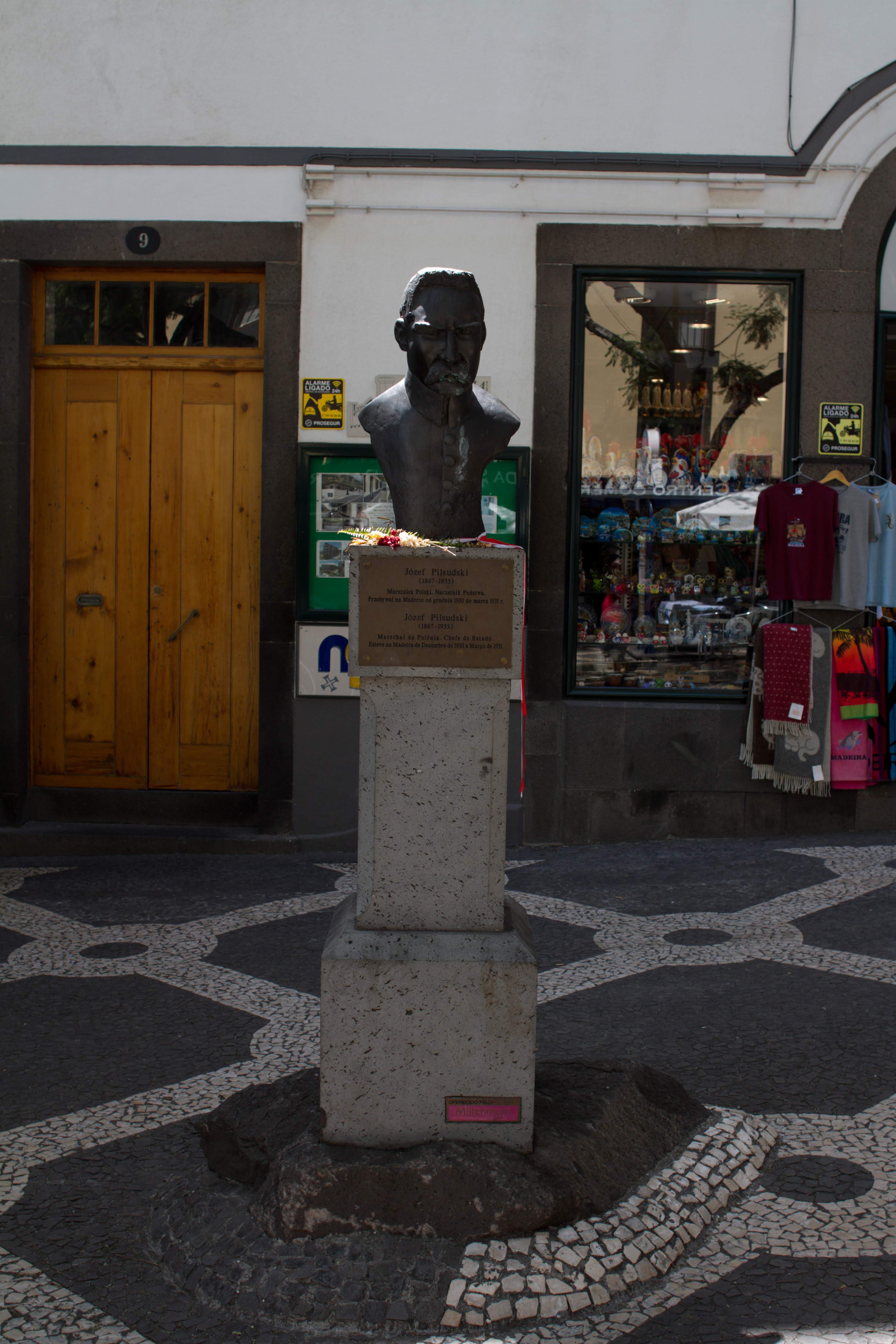 Fotografia przedstawiająca Monument to Jozef Pilsudski in Funchal